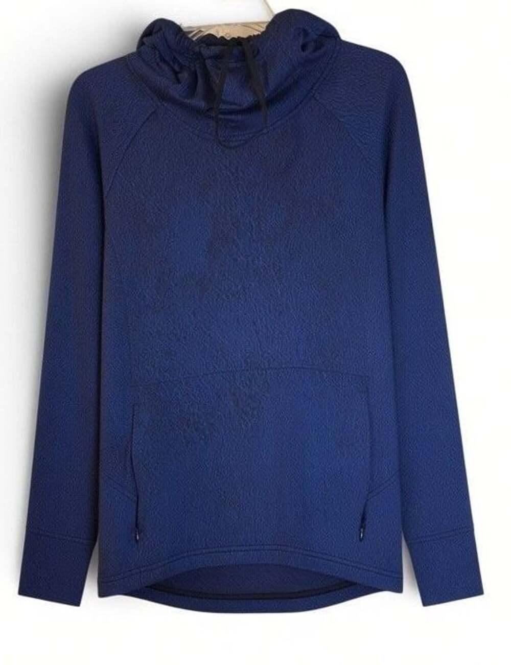 Lululemon Athletica Women's Blue Marled Long Sleeve Hoodie Pullover Size 6